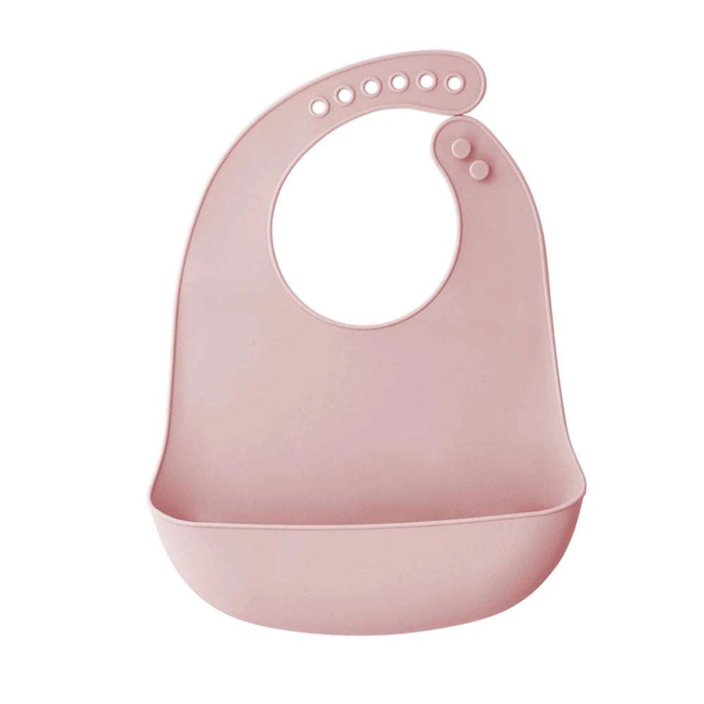 Ultra-Thin Baby Bib, Drool Bib with Custom Name, Food Grade Soft Silicone, Waterproof Feeding Bib for Toddlers, Baby Shower Gift