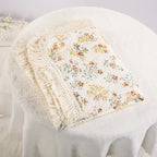 Cute Bear Cotton Baby Blanket for Newborn Plaid Muslin Squares Infant Swaddle Blanket Babies Accessories Bedding Thin Quilt