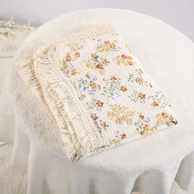 Cute Bear Cotton Baby Blanket for Newborn Plaid Muslin Squares Infant Swaddle Blanket Babies Accessories Bedding Thin Quilt