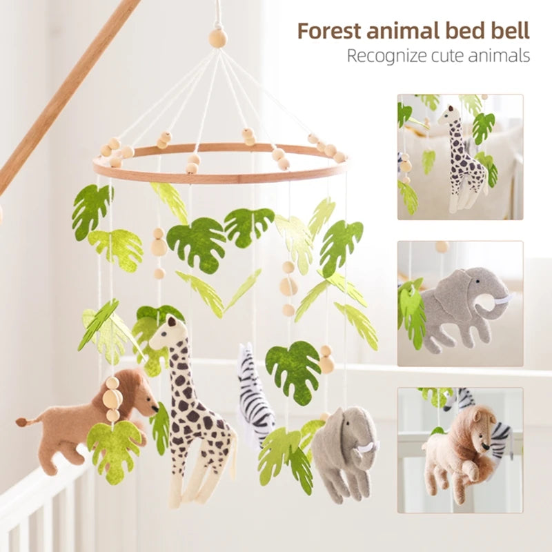 Forest Friends Baby Crib Mobile & Hanging Rattle
