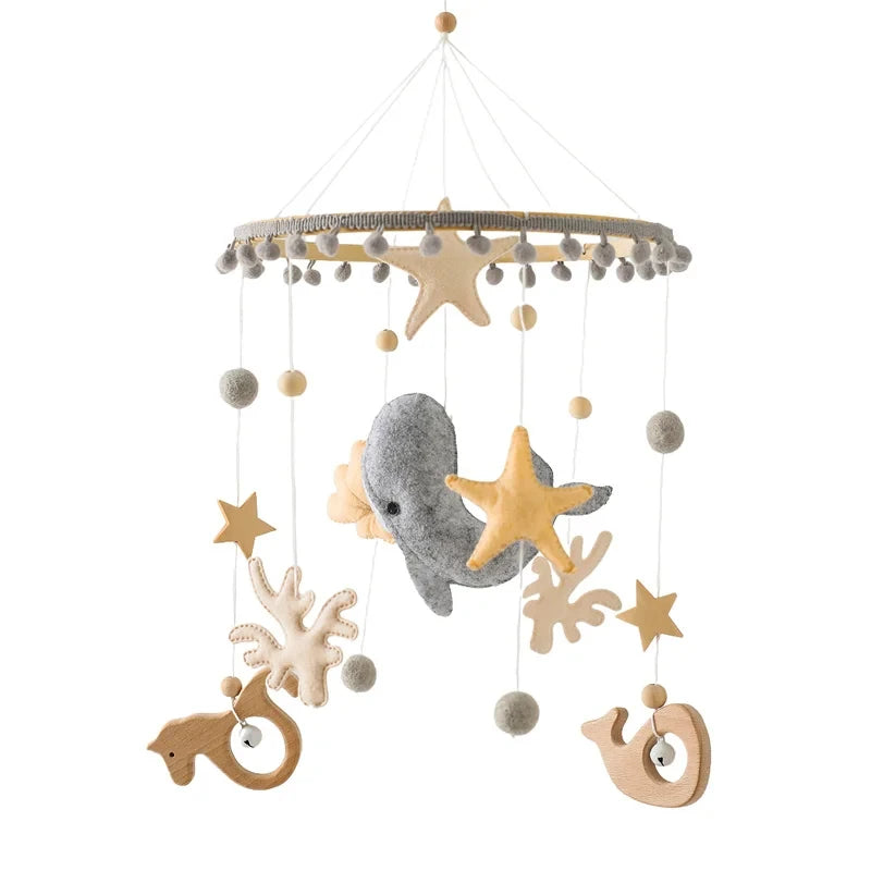 Forest Friends Baby Crib Mobile & Hanging Rattle