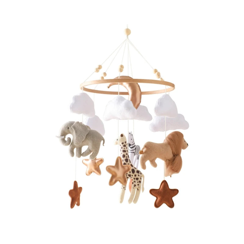 Forest Friends Baby Crib Mobile & Hanging Rattle