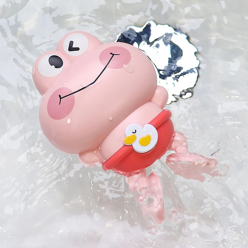 Bathing clockwork toy cartoon swimming frog