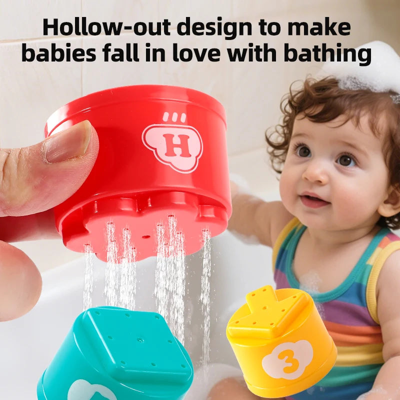 Stacking Cups - Toddler Toy Age 1-2 Learning Montessori Toys for 1 Year Old Boy Baby Stacking Cups 12-18 Months