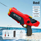 Electric Water Gun continuous firing Watergun automatic water absorption Large capacity squirt gun Luminous Beach Outdoor Toy