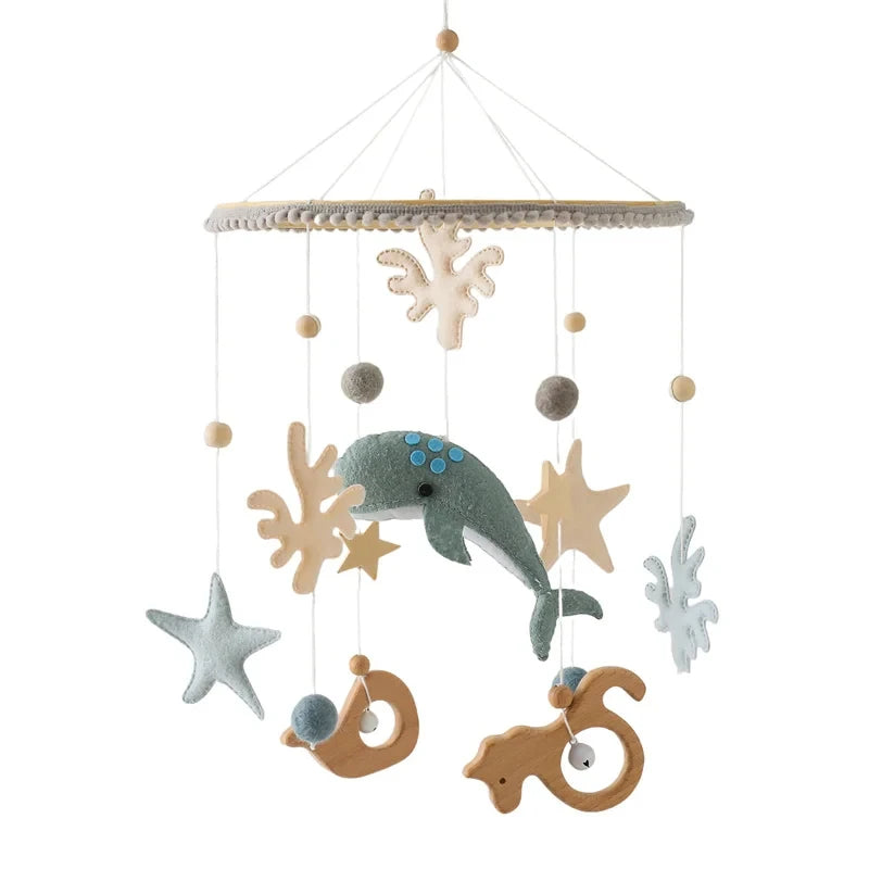 Forest Friends Baby Crib Mobile & Hanging Rattle