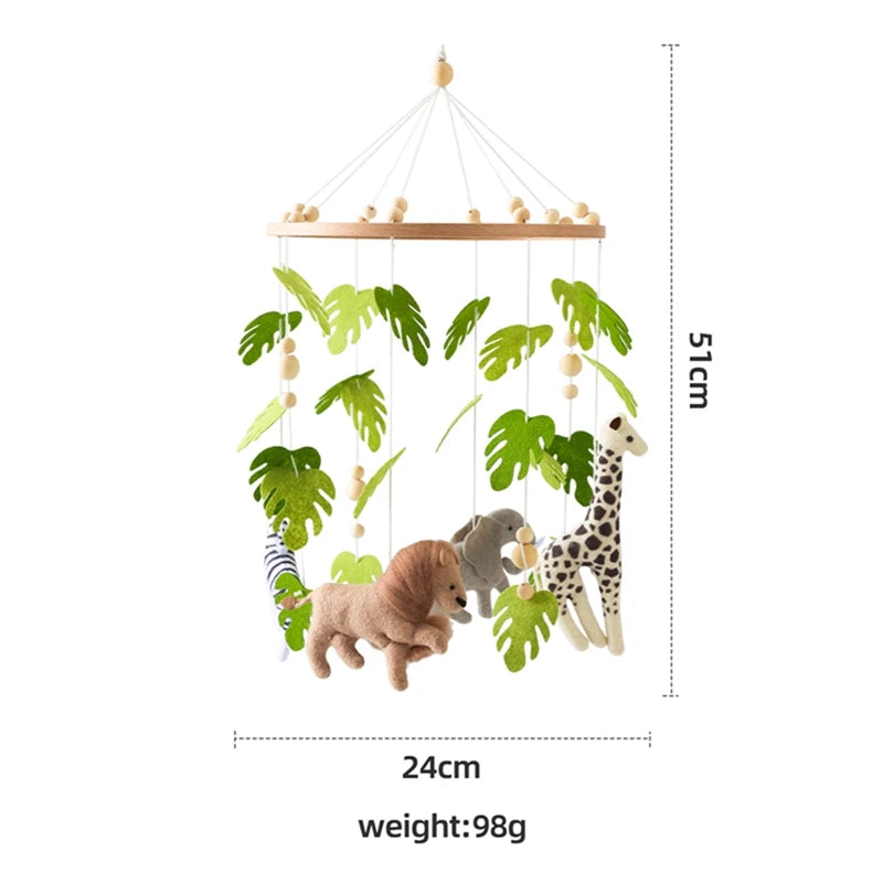 Forest Friends Baby Crib Mobile & Hanging Rattle