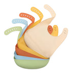 Ultra-Thin Baby Bib, Drool Bib with Custom Name, Food Grade Soft Silicone, Waterproof Feeding Bib for Toddlers, Baby Shower Gift