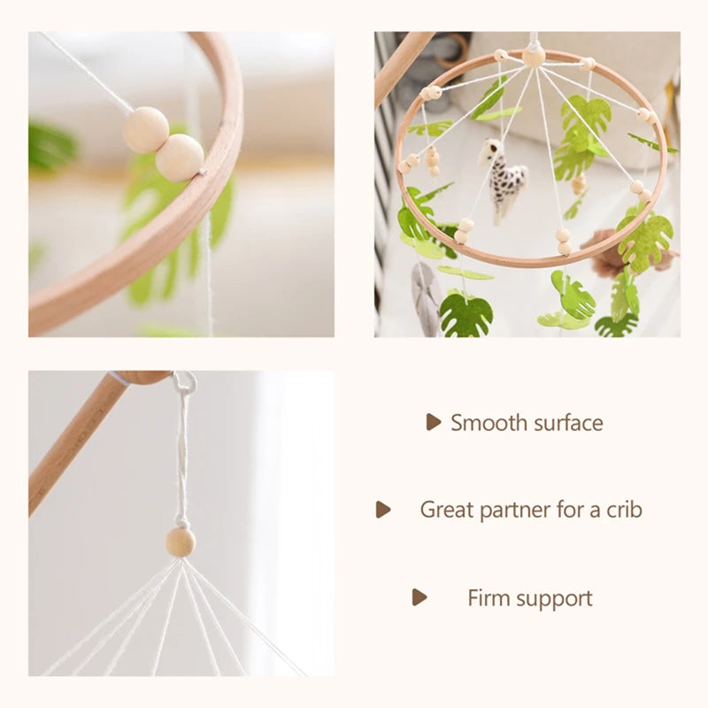 Forest Friends Baby Crib Mobile & Hanging Rattle