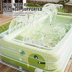 BIG Inflatable Swimming Pool baby Pools 2.6/2.1/1.8/1.5M Removable Above Ground  Children Large Family Party Pools Outdoor games