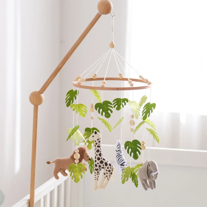 Forest Friends Baby Crib Mobile & Hanging Rattle