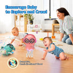 Auto-sensing Avoiding Dancing Jellyfish Kid Electronic Pet Toys Cartoon LED Development Education Toddler Creative Birthday Gift