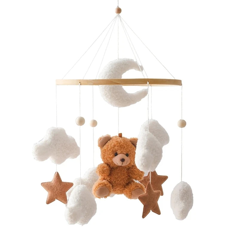 Forest Friends Baby Crib Mobile & Hanging Rattle