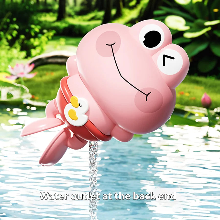 Bathing clockwork toy cartoon swimming frog